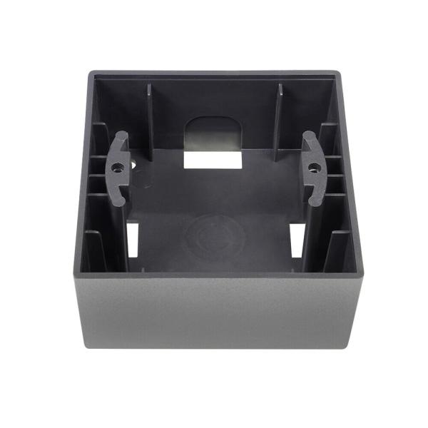 Gunsan Visage 1-fach Rahmen Aufputzgehäuse Dunkelsilber Aufbau 1281700000148